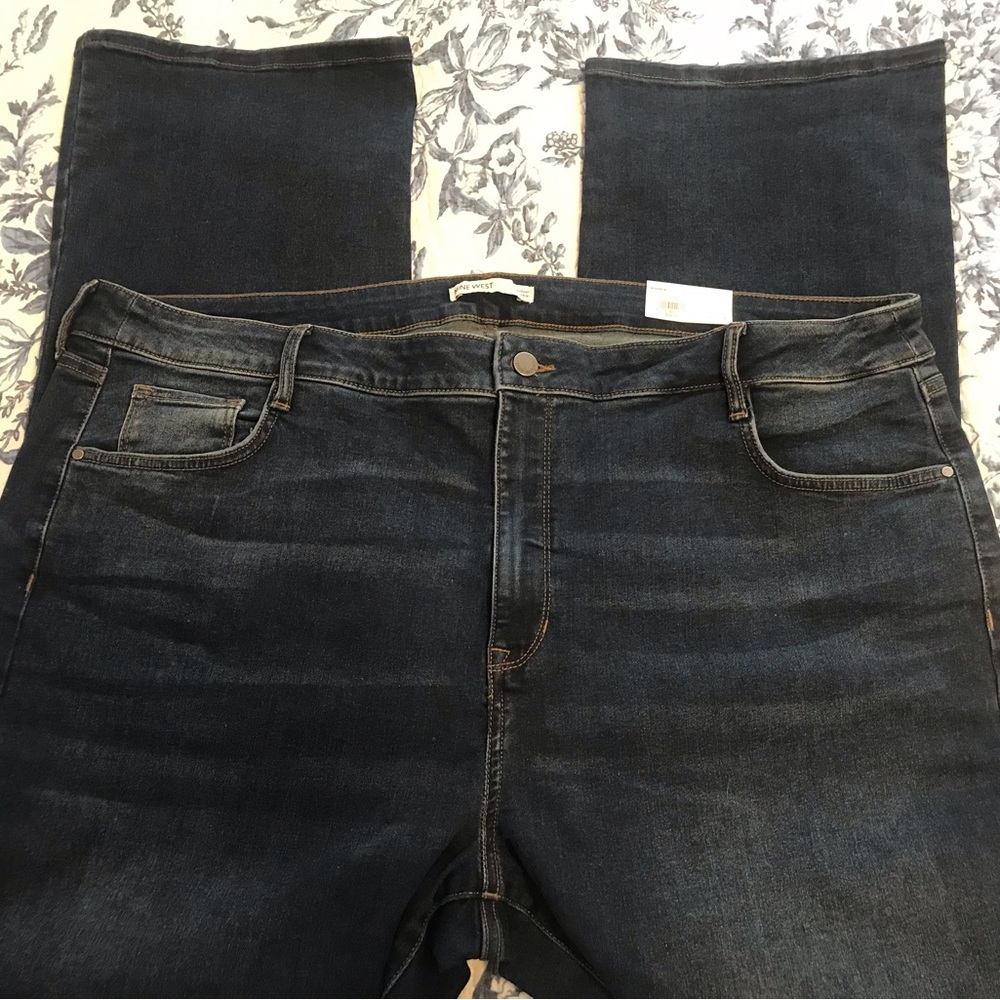 Nine West Denim Jeans Plus Size 24 NWT